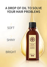 Morocco Hair Essential Argan Essence Oil Moisturizer Brightening Smooth Nourishing Repair Dry Damaged Hair 60Ml