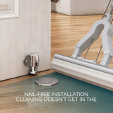 Adjustable Stainless Steel Door Stop Punch-Free Strong Magnetic Anti-Collision Door Stopper Invisible Bathroom Floor Door Stop