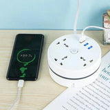 EU Plug AC Outlet Smart Home Power Strip β Multipurpose Electrical Extension Cord with USB Ports & Fast Charging
