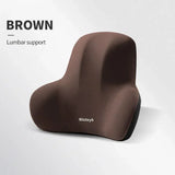 Car Memory Foam Neck Pillow Protection Lumbar Backrest Cushion Lumbar Cushion Car Headrest Cushion