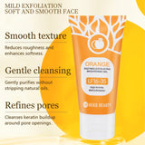 Orange Enzyme Exfoliating Gel Facial Deep Cleansing Moisturizing Gentle Rubbing Mud Exfoliating Skin