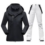 New Winter Ski Suit Women Warm Windproof Waterproof Ski Jacket Ski Pants Female Outdoor Sports Snow Coat Trousers Snowboard Wear