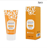 Orange Enzyme Exfoliating Gel Facial Deep Cleansing Moisturizing Gentle Rubbing Mud Exfoliating Skin