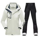 New Winter Ski Suit Women Warm Windproof Waterproof Ski Jacket Ski Pants Female Outdoor Sports Snow Coat Trousers Snowboard Wear