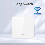 Tuya Smart Wifi Switch for Lighting RF 433Mhz Wireless Switch Smart Life APP Voice Control Work with Alexa Google Home Alice