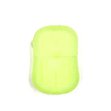 Outdoor Travel Disposable Soap Tablet Box Soap Paper Portable Hand Washing Tablet Small Soap Tablet Mini Soap Sheet